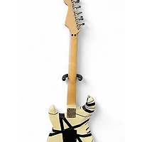 Used EVH Striped Series Frankie Black and White Solid Body Electric Guitar