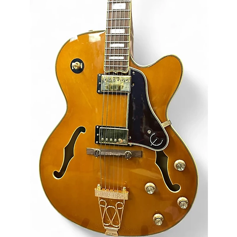 Used Epiphone Emperor II Joe Pass Signature Natural Hollow Body Electric Guitar