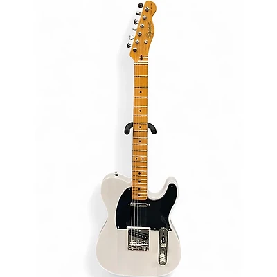 Used Squier Classic Vibe 1950S Telecaster White Blonde Solid Body Electric Guitar