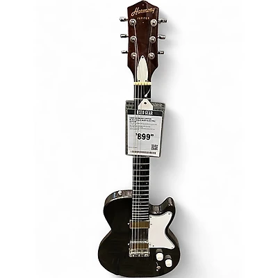 Used Harmony Jupiter Black Solid Body Electric Guitar