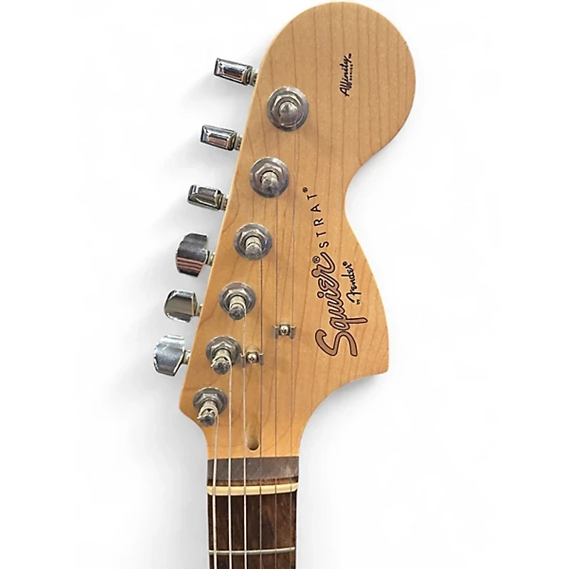 Used Squier Affinity Stratocaster Black Solid Body Electric Guitar