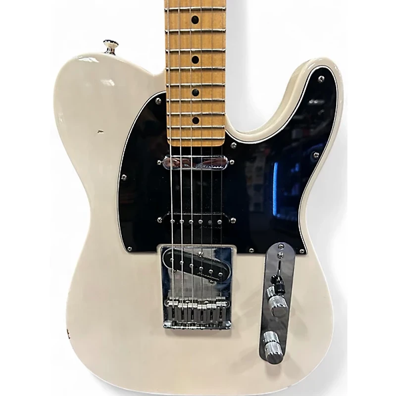 Used Fender Deluxe Nashville Telecaster white Solid Body Electric Guitar