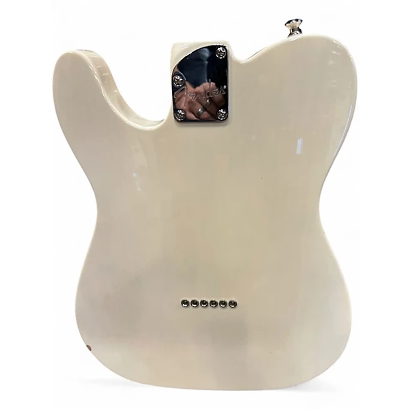 Used Fender Deluxe Nashville Telecaster white Solid Body Electric Guitar