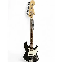 Used Squier Affinity Jazz Bass Black Electric Bass Guitar