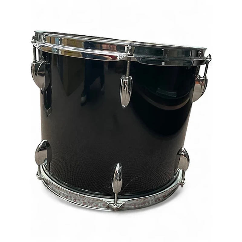 Used Ludwig 5 Piece ACCENT COMBO Black Drum Kit