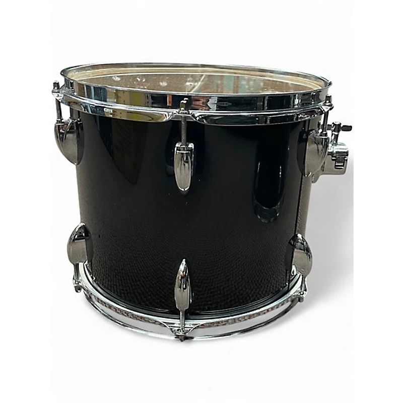 Used Ludwig 5 Piece ACCENT COMBO Black Drum Kit