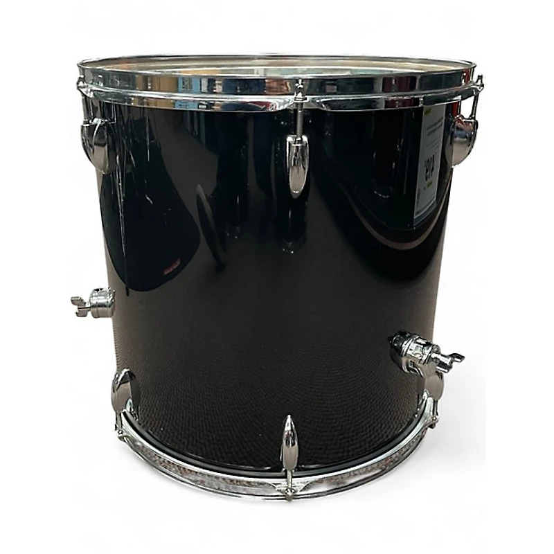 Used Ludwig 5 Piece ACCENT COMBO Black Drum Kit