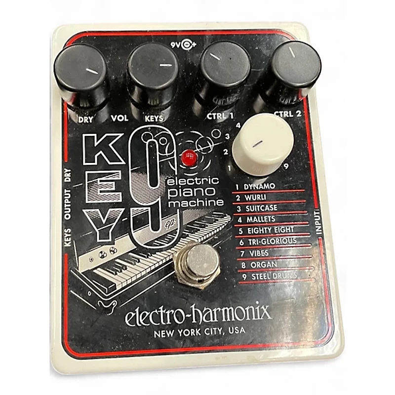 Used Electro-Harmonix Key9 Electric Piano Machine Effect Pedal