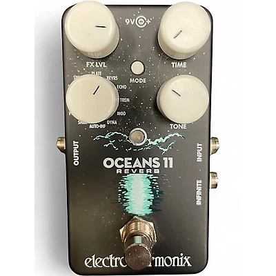 Used Electro-Harmonix Oceans 11  Reverb Effect Pedal