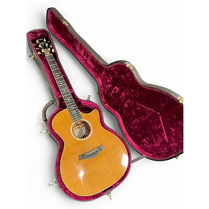 Used Taylor K14CE Natural Acoustic Electric Guitar