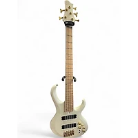 Used Ibanez BTB605MLM White Electric Bass Guitar