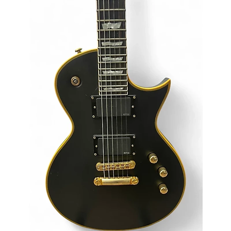Used ESP LTD EC1000 Satin Black Solid Body Electric Guitar