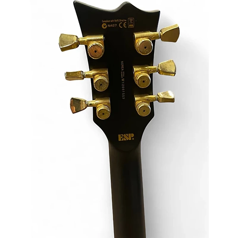 Used ESP LTD EC1000 Satin Black Solid Body Electric Guitar