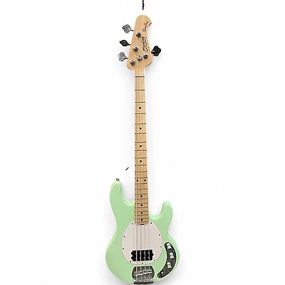 Used Sterling by Music Man Ray4 Seafoam Green Electric Bass Guitar