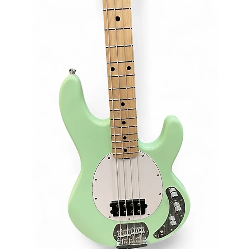 Used Sterling by Music Man Ray4 Seafoam Green Electric Bass Guitar