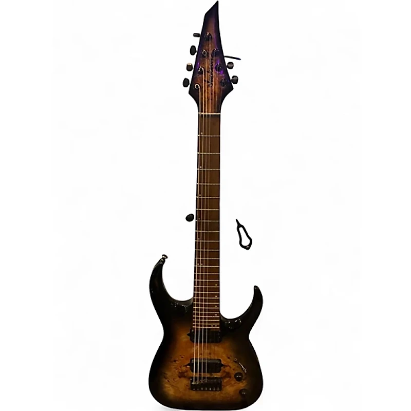 Used Jackson HTP 7 Poplar Burl Solid Body Electric Guitar