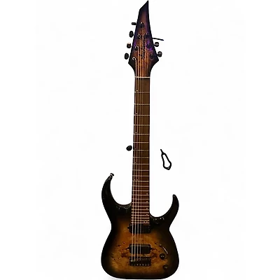 Used Jackson HTP 7 Poplar Burl Solid Body Electric Guitar