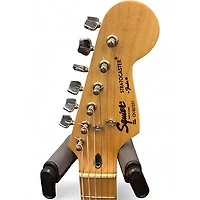 Used Squier STRATOCASTER Black Solid Body Electric Guitar
