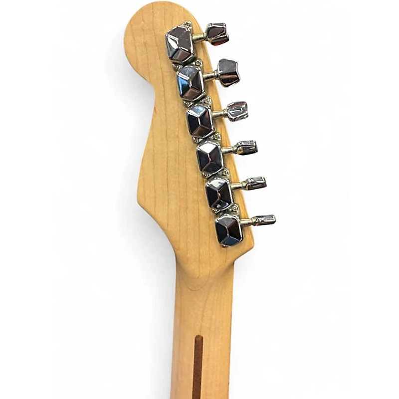 Used Squier STRATOCASTER Black Solid Body Electric Guitar