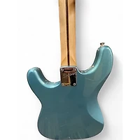 Used Squier Tom Delonge Signature Stratocaster Ice Blue Metallic Solid Body Electric Guitar