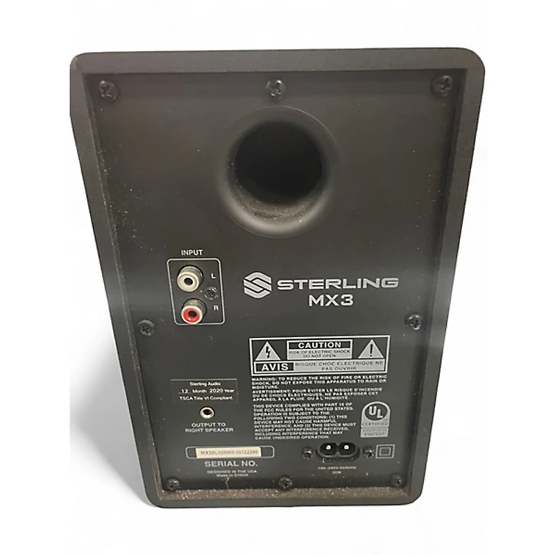 Used Sterling Audio MX3 Pair Powered Monitor