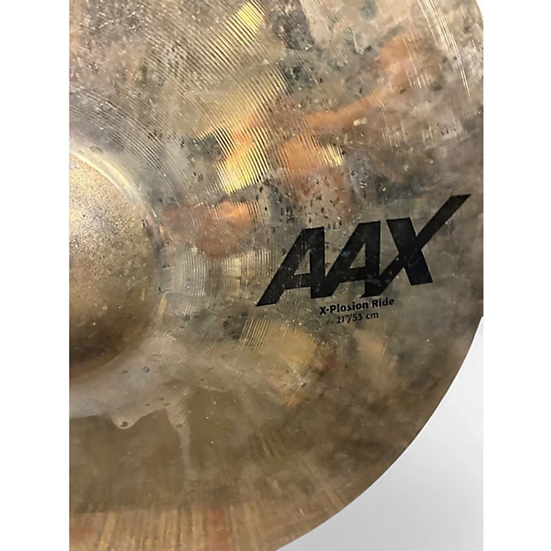 Used SABIAN 21in AAX XPLOSION RIDE Cymbal