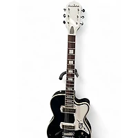 Used Eastwood AIRLINE TUXEDO Black Solid Body Electric Guitar