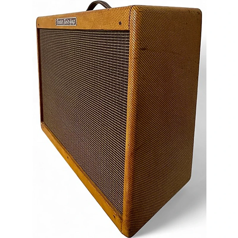 Used Fender 1957 Reissue Twin 40W 2x12 Tweed Tube Guitar Combo Amp