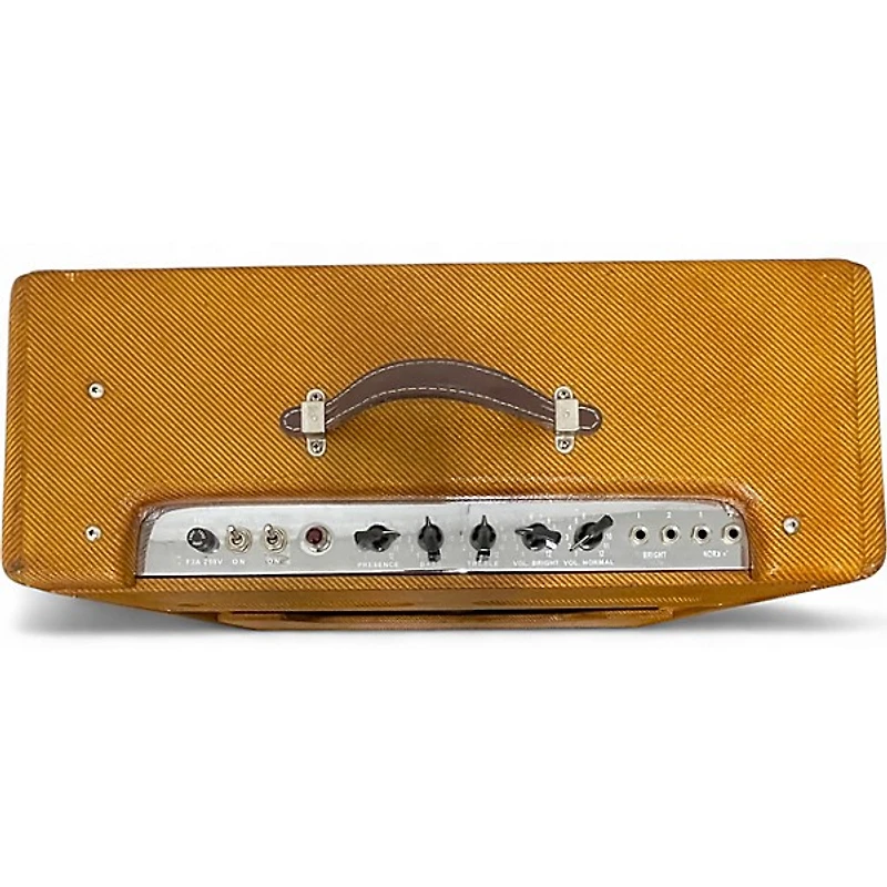 Used Fender 1957 Reissue Twin 40W 2x12 Tweed Tube Guitar Combo Amp
