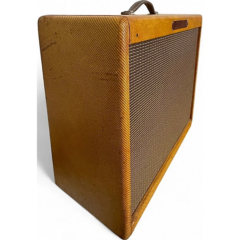 Used Fender 1957 Reissue Twin 40W 2x12 Tweed Tube Guitar Combo Amp