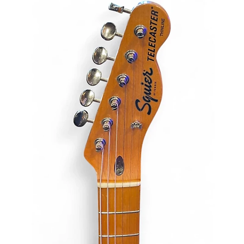 Used Squier Classic Vibe Telecaster Thinline Blonde Hollow Body Electric Guitar