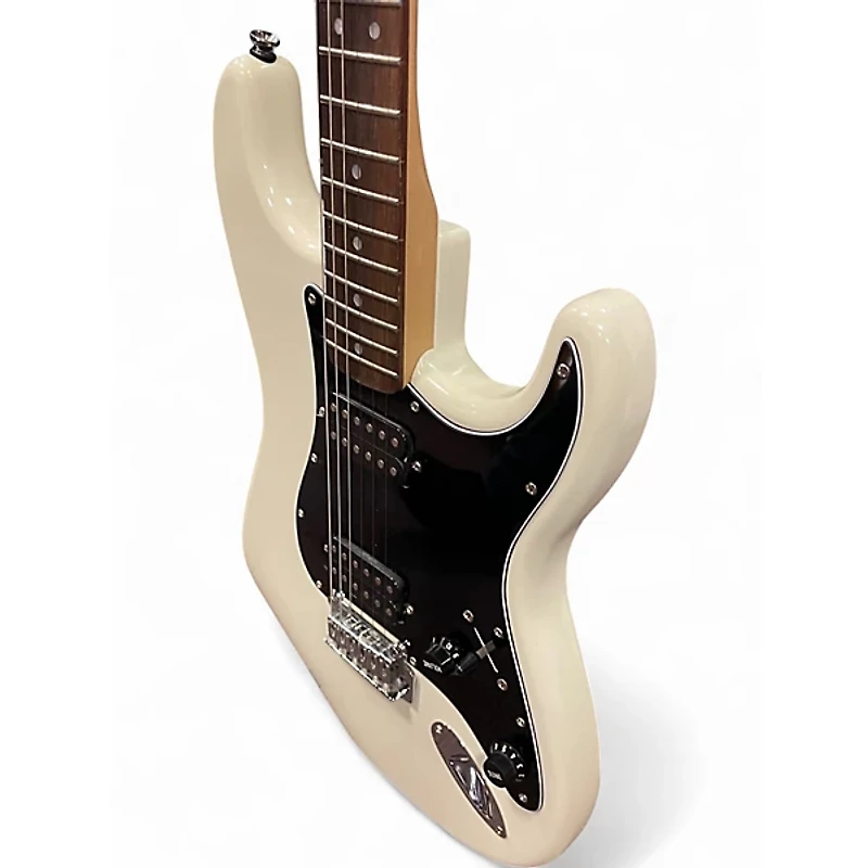 Used Squier AFFINITY STRATOCASTER HH Olympic White Solid Body Electric Guitar