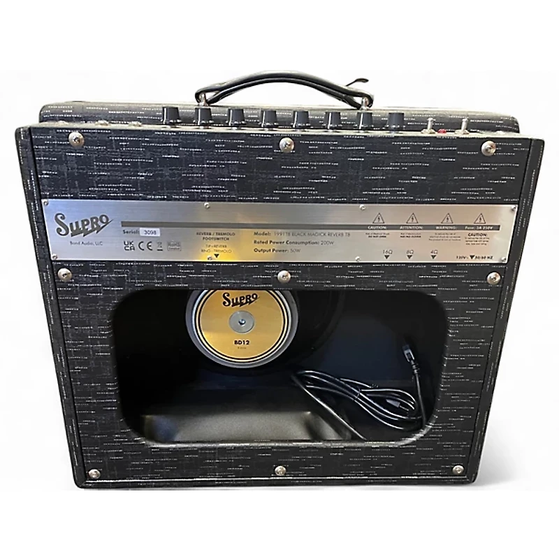 Used Supro tyler bryant black magick reverb 35 watt 1x12 tube combo Tube Guitar Combo Amp