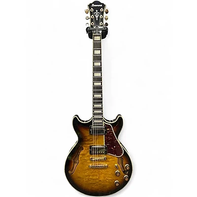 Used Ibanez AM93 Artcore ANTIQUE YELLOW SUNBURST Hollow Body Electric Guitar