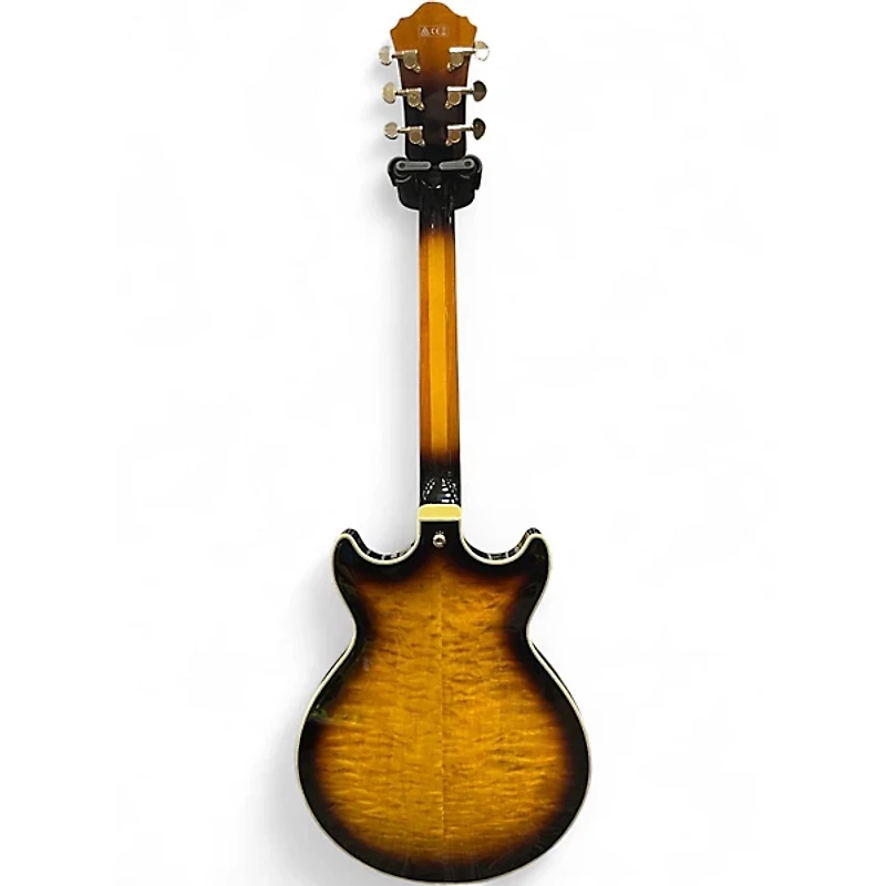 Used Ibanez AM93 Artcore ANTIQUE YELLOW SUNBURST Hollow Body Electric Guitar