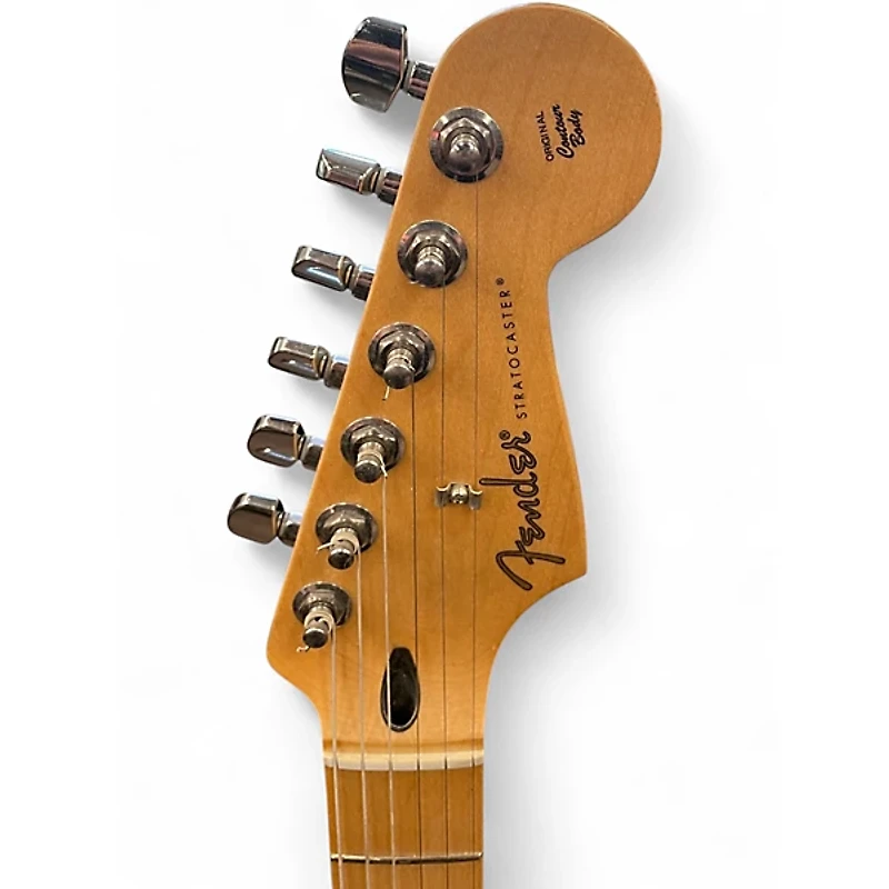 Used Fender Player Plus Stratocaster aged cherry burst Solid Body Electric Guitar