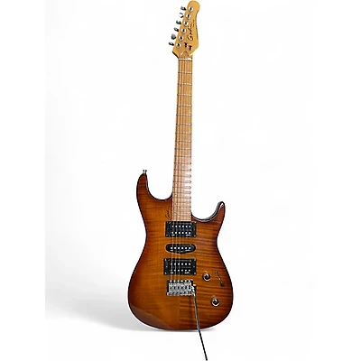 Used Godin FREEWAY CLASSIC Brown Sunburst Solid Body Electric Guitar