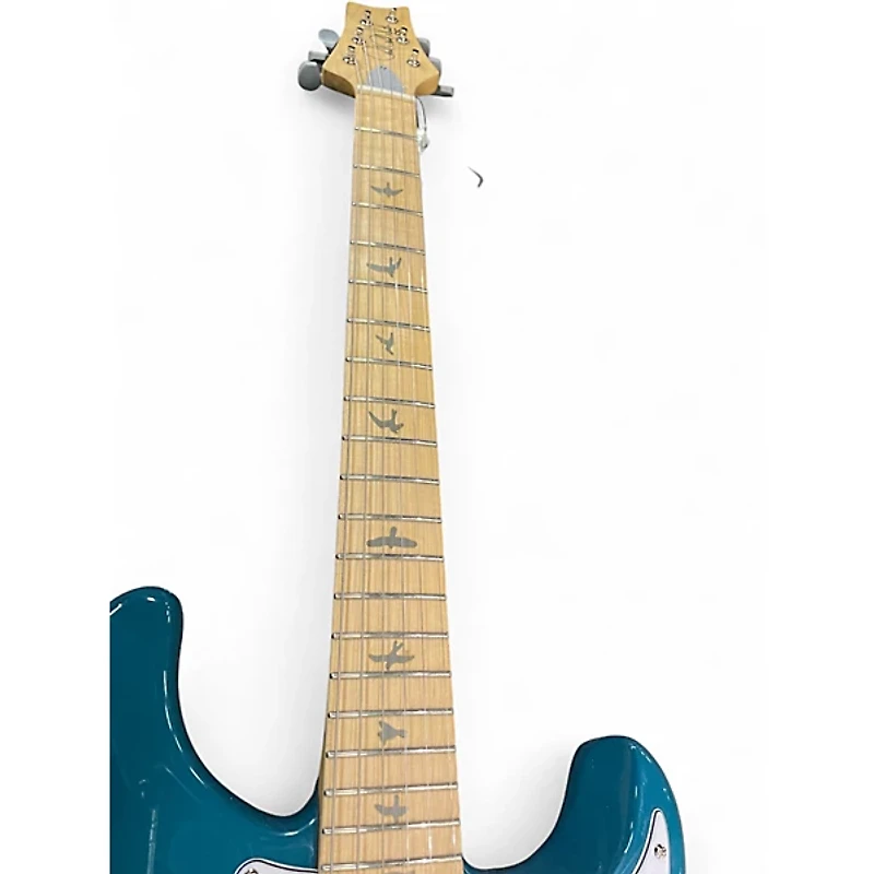 Used PRS SE Silver Sky Blue Solid Body Electric Guitar