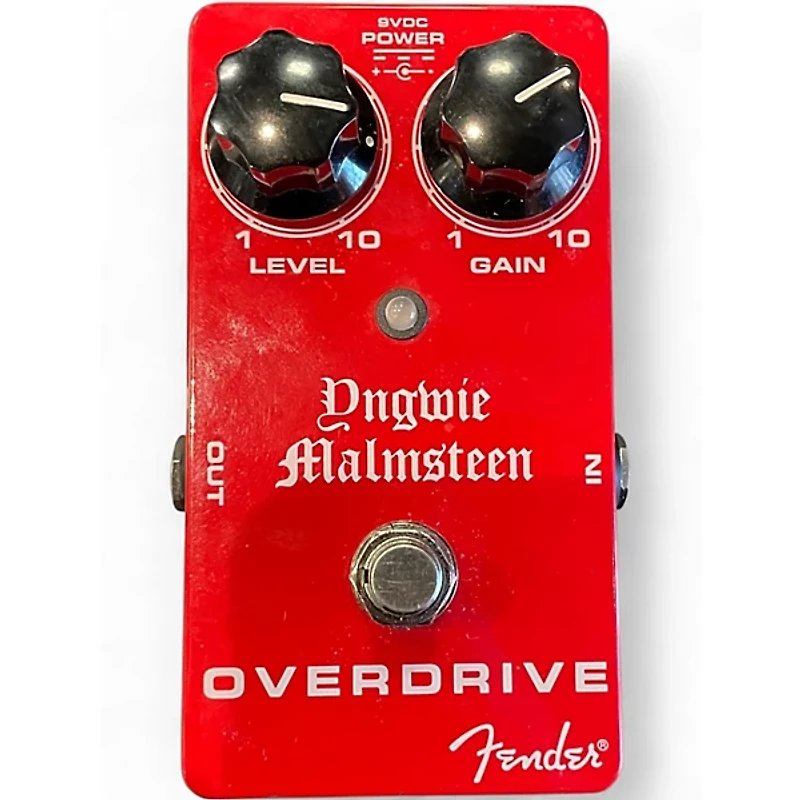 Used Fender YNGWIE MALMSTEEN OVERDRIVE Effect Pedal