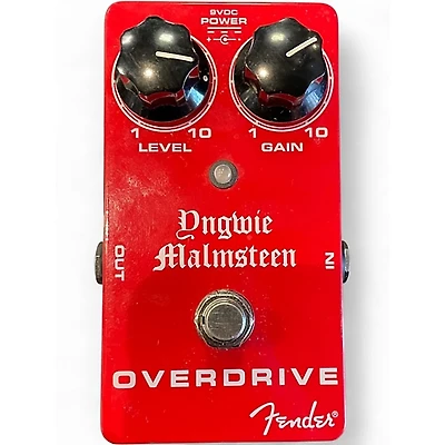 Used Fender YNGWIE MALMSTEEN OVERDRIVE Effect Pedal