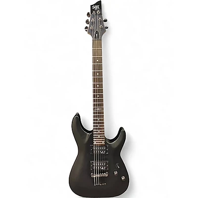 Used Schecter Guitar Research C-1 SGR Black Solid Body Electric Guitar