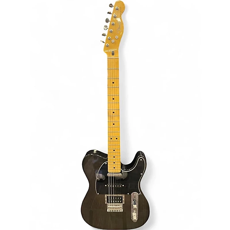 Used Fender Modern Player Telecaster Plus charcoal transparent Solid Body Electric Guitar