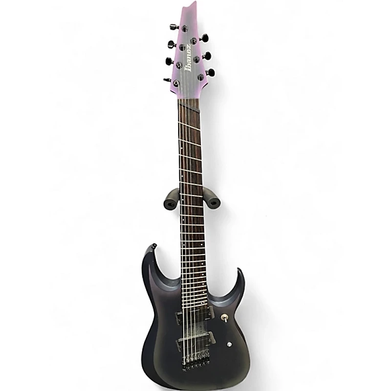 Used Ibanez RGD71ALMS Black Aurora Burst Solid Body Electric Guitar
