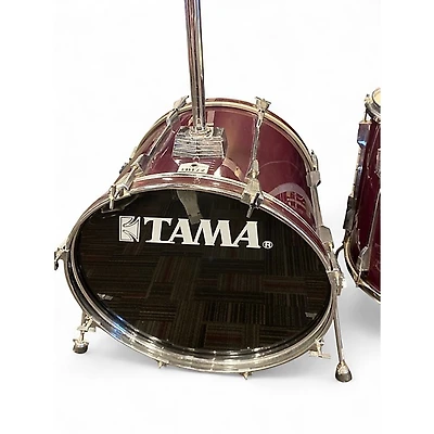Used TAMA 4 Piece Rockstar Red Drum Kit