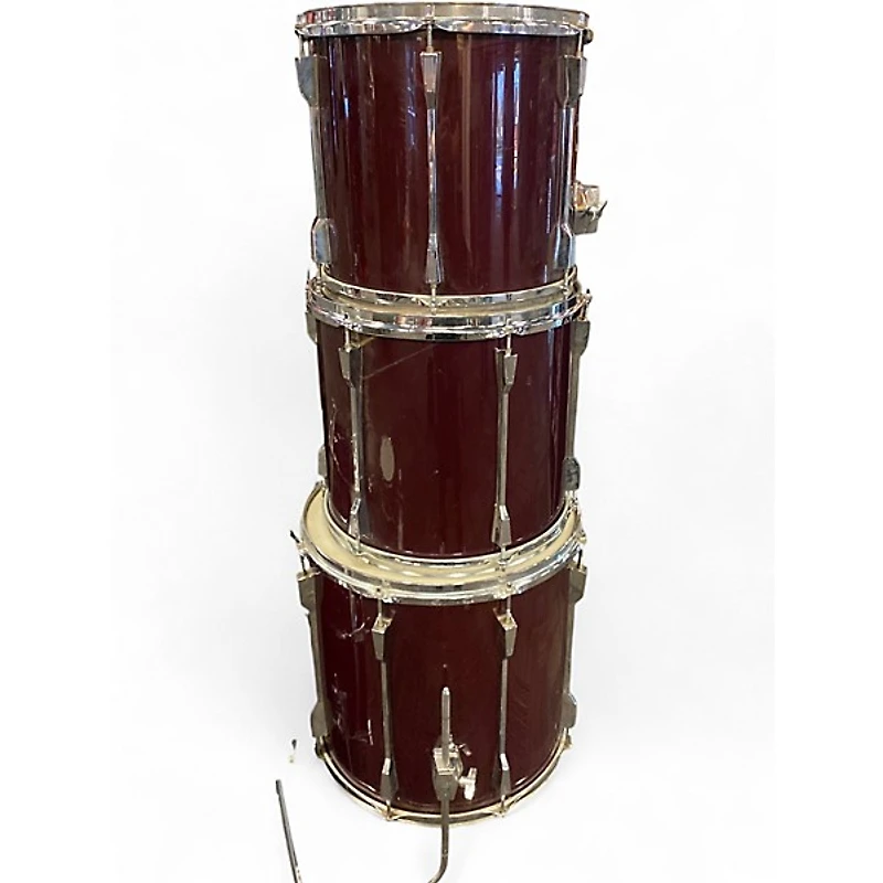 Used TAMA 4 Piece Rockstar Red Drum Kit