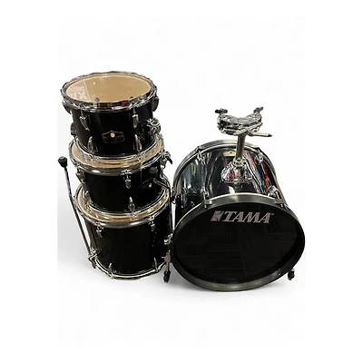 Used TAMA 5 Piece Imperialstar Black Drum Kit