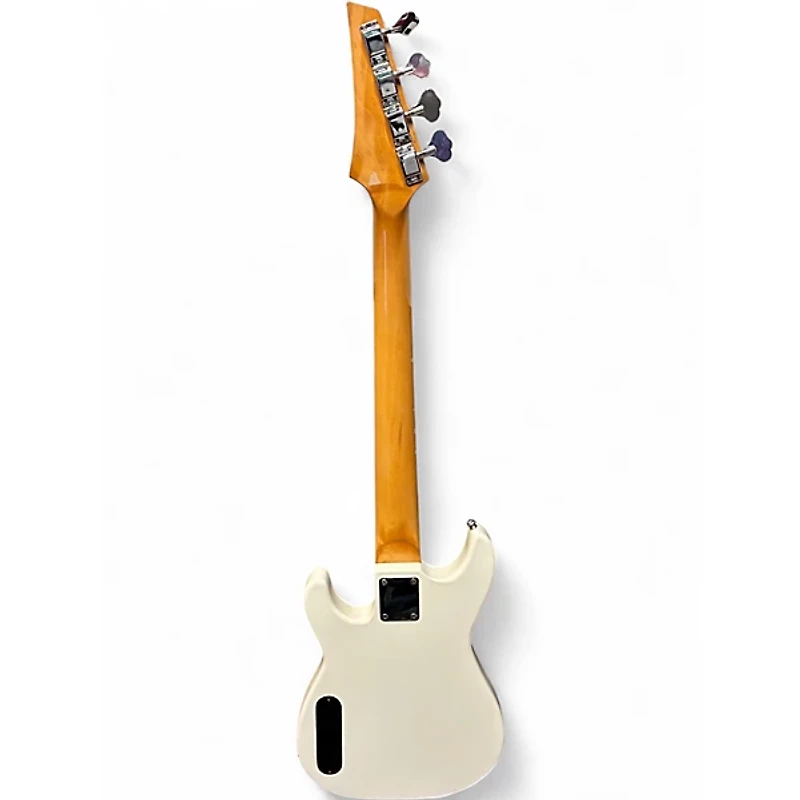Used Saturday Night Special Professional White Electric Bass Guitar