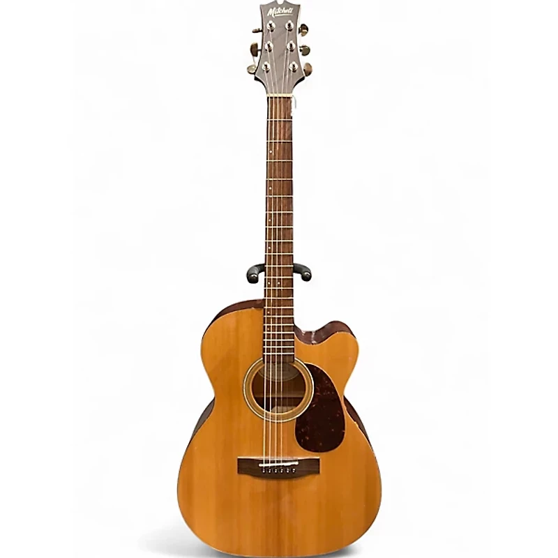 Used Mitchell T313CE Natural Acoustic Electric Guitar