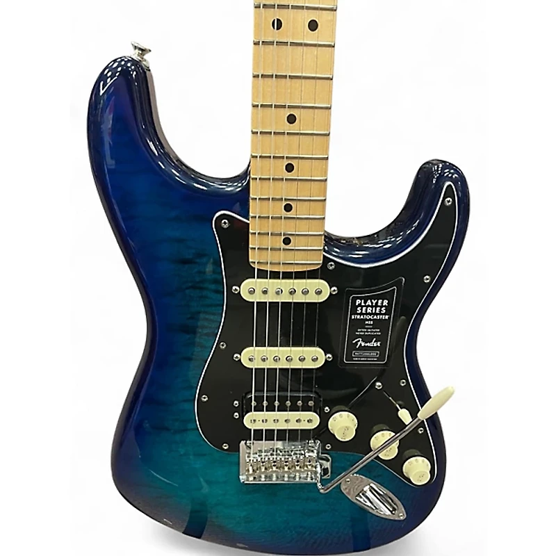 Used Fender Player Stratocaster Blue Burst Solid Body Electric Guitar