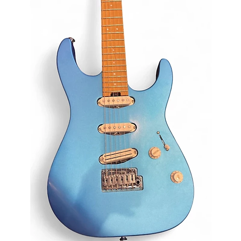Used Charvel Pro-Mod DK22 SSS 2PT CM Blue Solid Body Electric Guitar
